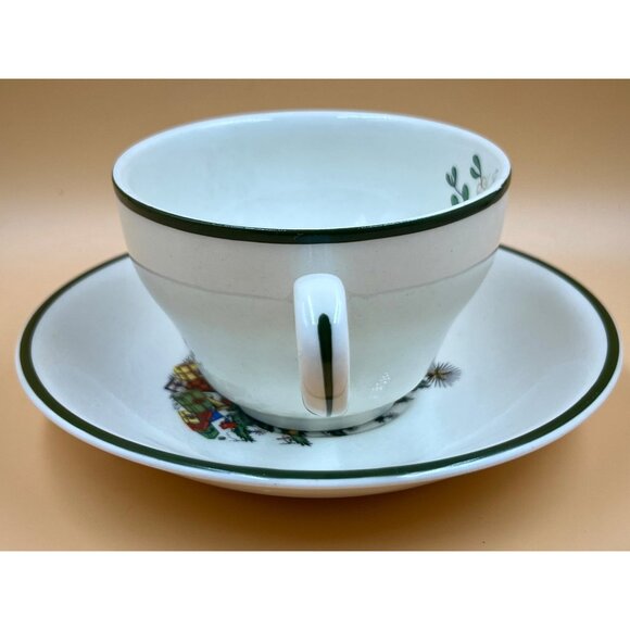 VTG 2 Pc. Cuthbertson "Original Christmas Tree" Teacup & Saucer-Made in England - Picture 4 of 10